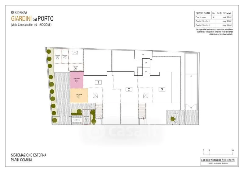 Planimetria - Newly Constructed Apartment with Balcony in Riccione