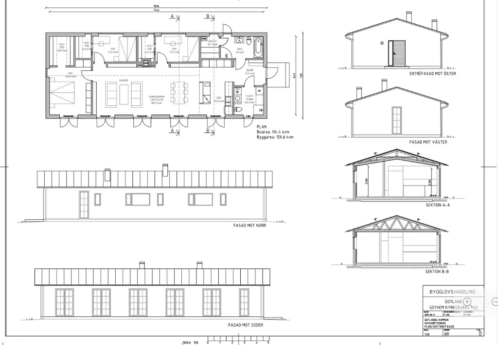 Plan - Plot with Beach Access in Gothem, Gotland