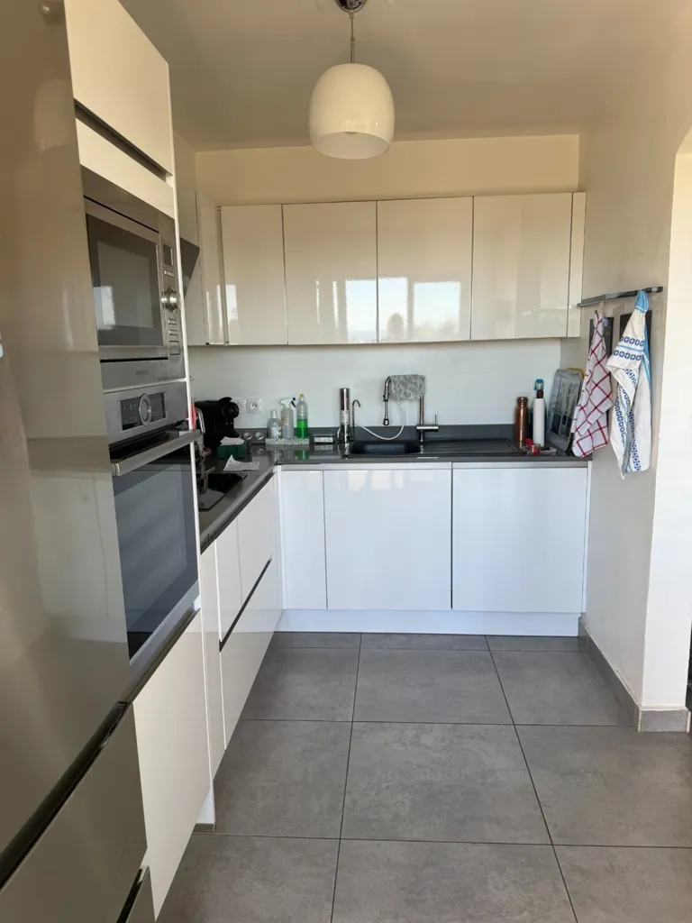Köök - 4-Piece Flat with Sea View in Saint-Denis