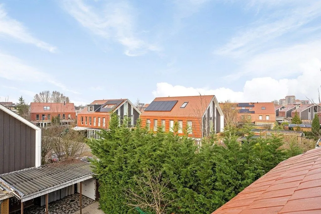 Vue aérienne - 2-on-1 Apartment with Garden in Zoetermeer