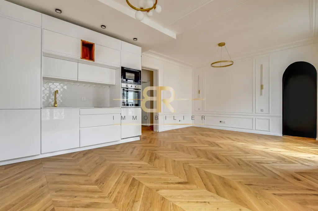 Köök - Refurbished Flat with Balcony in Paris