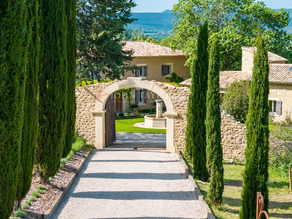 Extérieur - Mas de Luxe avec Piscine à Oppède le Vieux