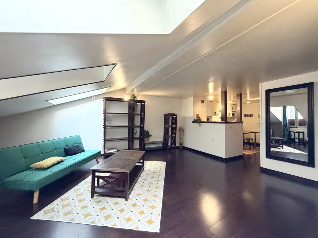 Séjour - Appartement T2 Duplex Centre Historique Chambéry