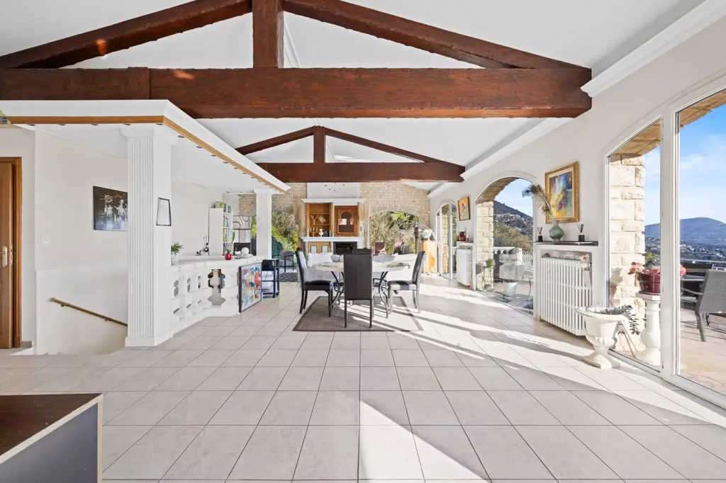 Salle à manger - Villa avec Vue Panoramique sur la Méditerranée à Vence