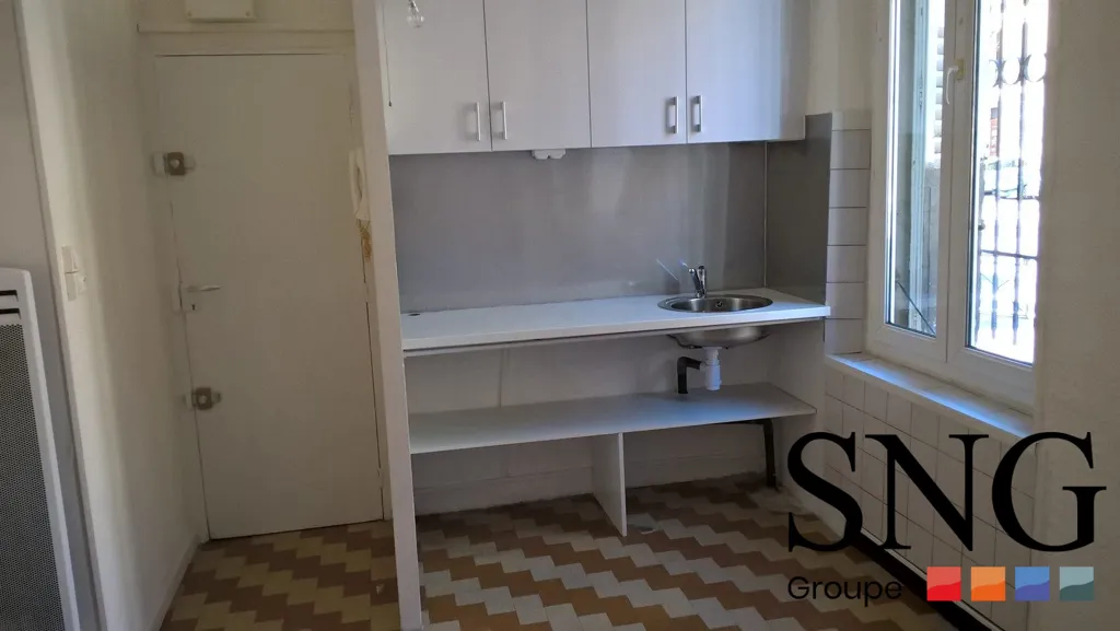 Cuisine - Appartement T1 avec Piscine à Marseille