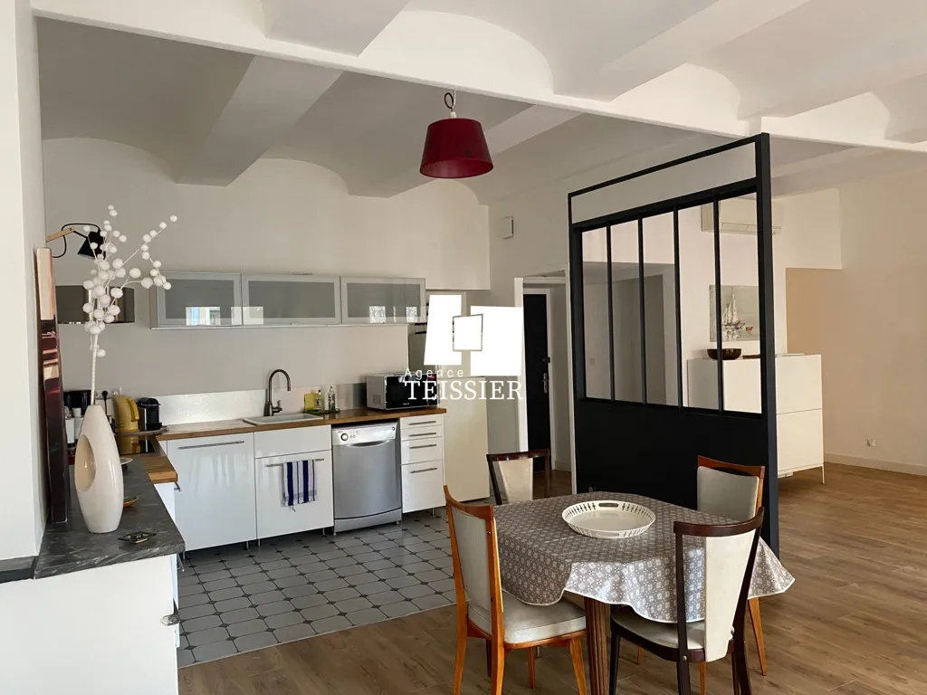 Cuisine - Appartement Rénové avec Balcon au Cœur de Les Vans