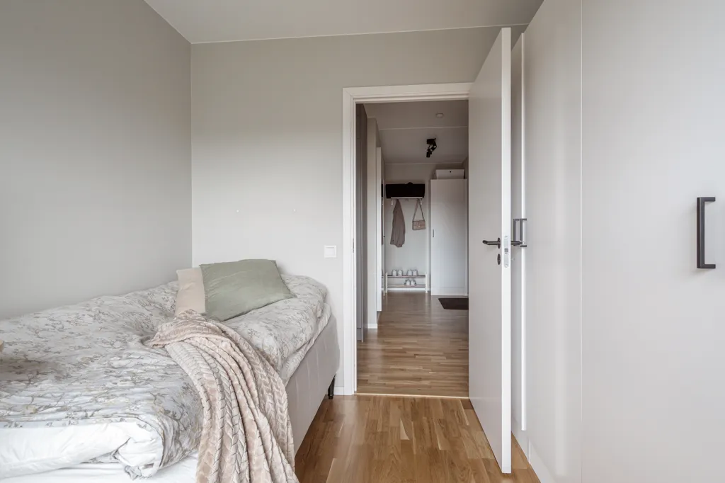 Bedrooms - Modern Flat with Balcony in Gothenburg