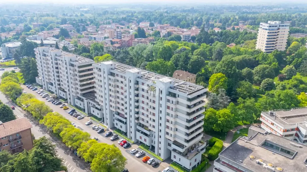 Aerial - Rusticated Apartment with Panoramic View in Reggio Emilia