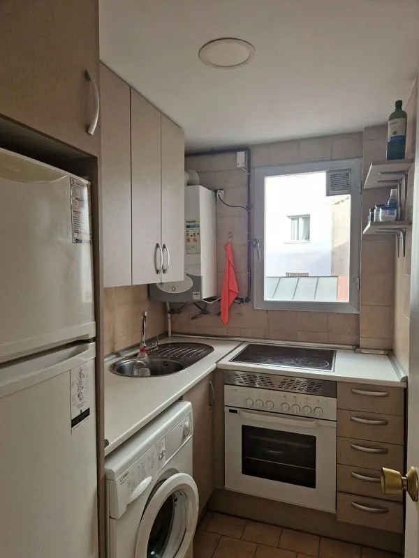 Cuisine - 1-Bedroom Apartment with Terrace in Chamartín