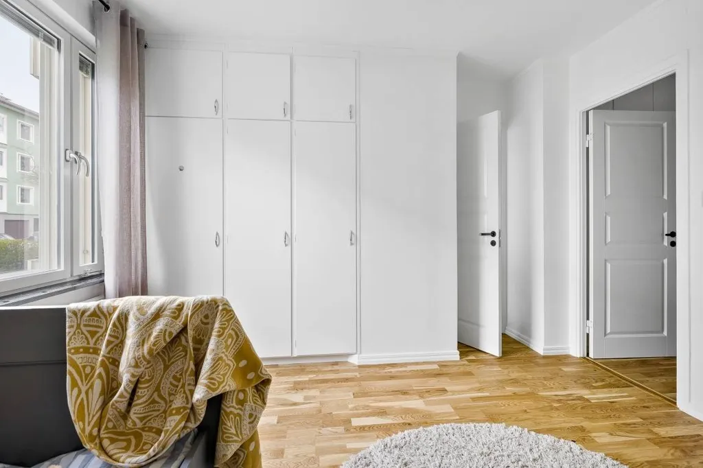 Chambres - Bright 3-Room Flat with Balcony in Barkarby