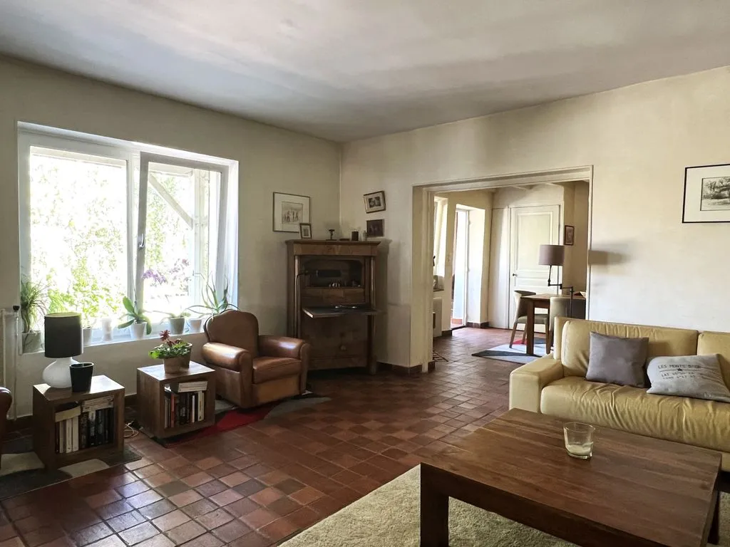 Séjour - Maison de Charme avec Piscine à Limonest