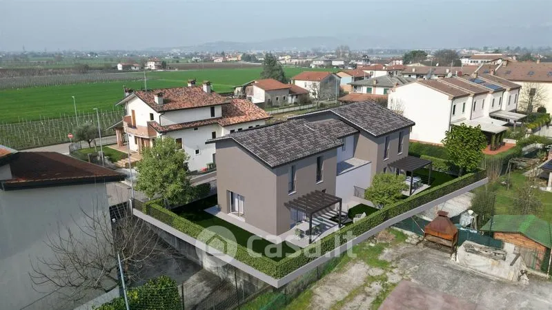 Vue aérienne - Bifamiliare with Private Garden in Brendola