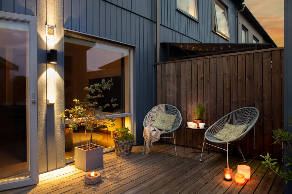 Terrasse - Apartment with South-Facing Terrace in Skegrie