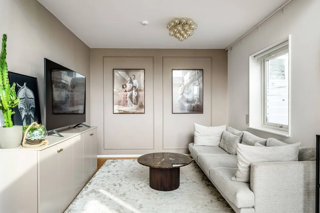 Soggiorno - Two-Storey Apartment with Panoramic Views in Glömsta