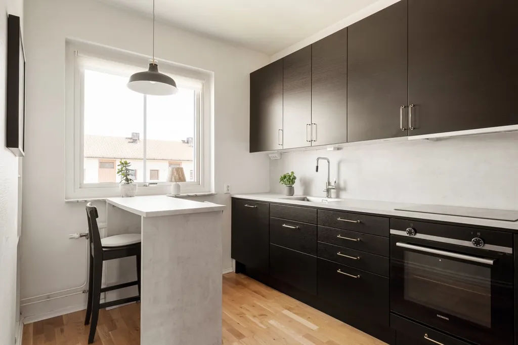 Köök - Modern Flat with West Balcony in Göteborg