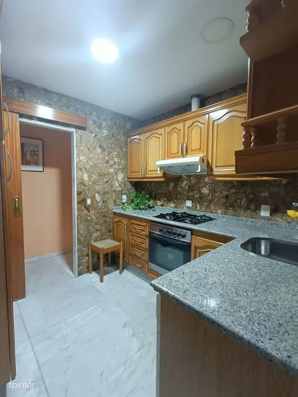 Köök - Furnished Flat with Terrace in Cáceres Centre