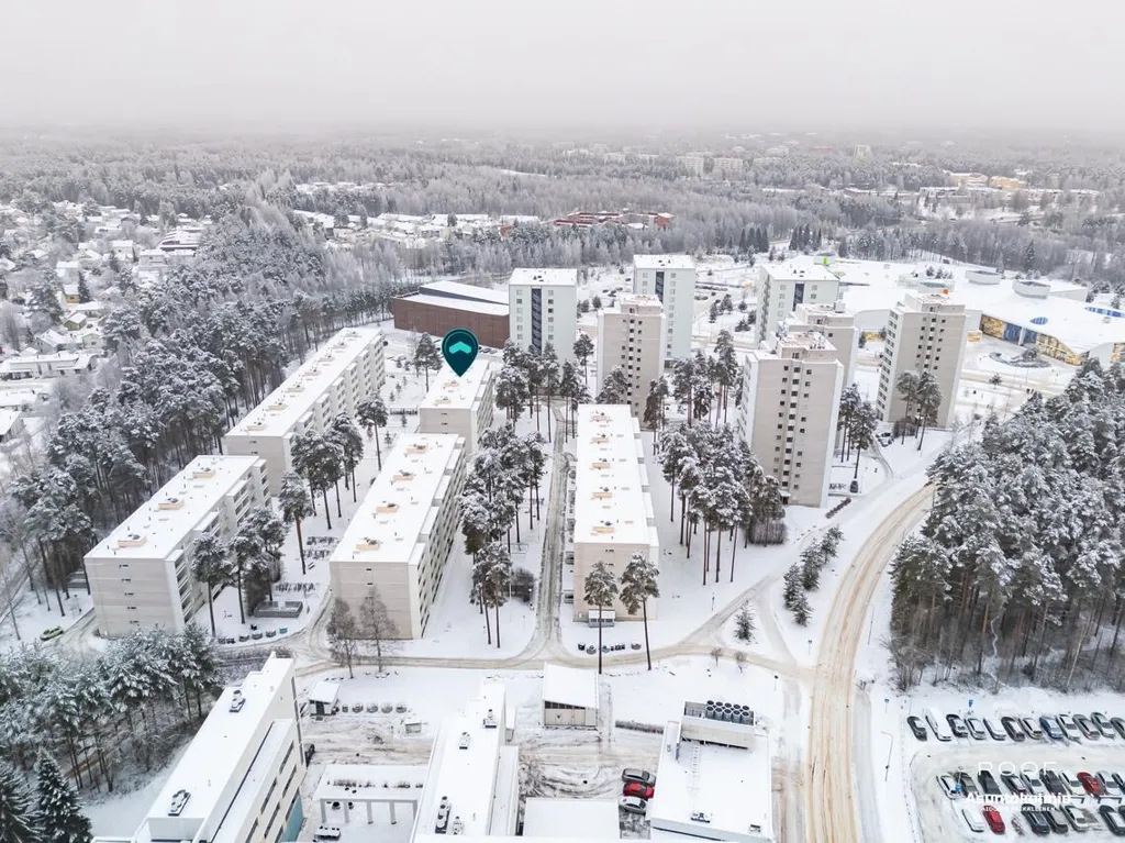 Vista aerea - Three-Room Flat with Balcony in Kontinkangas