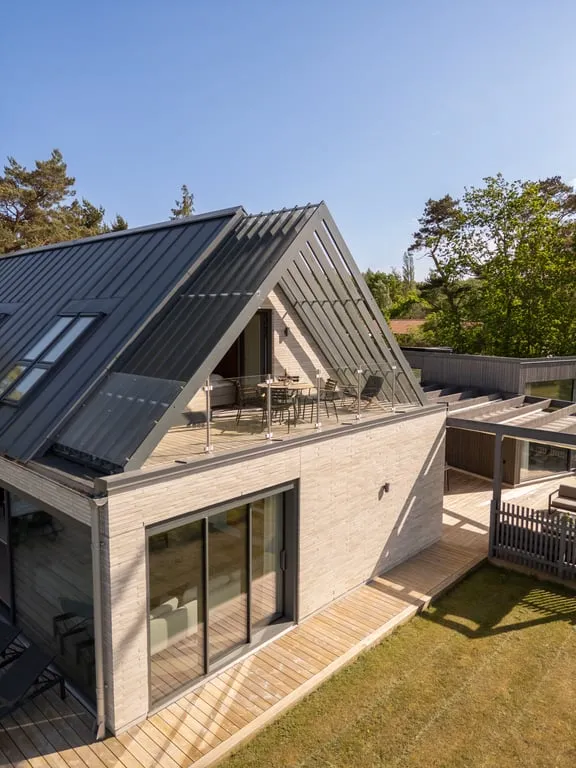 Vista aerea - Architectural Villa with Sea View in Vik