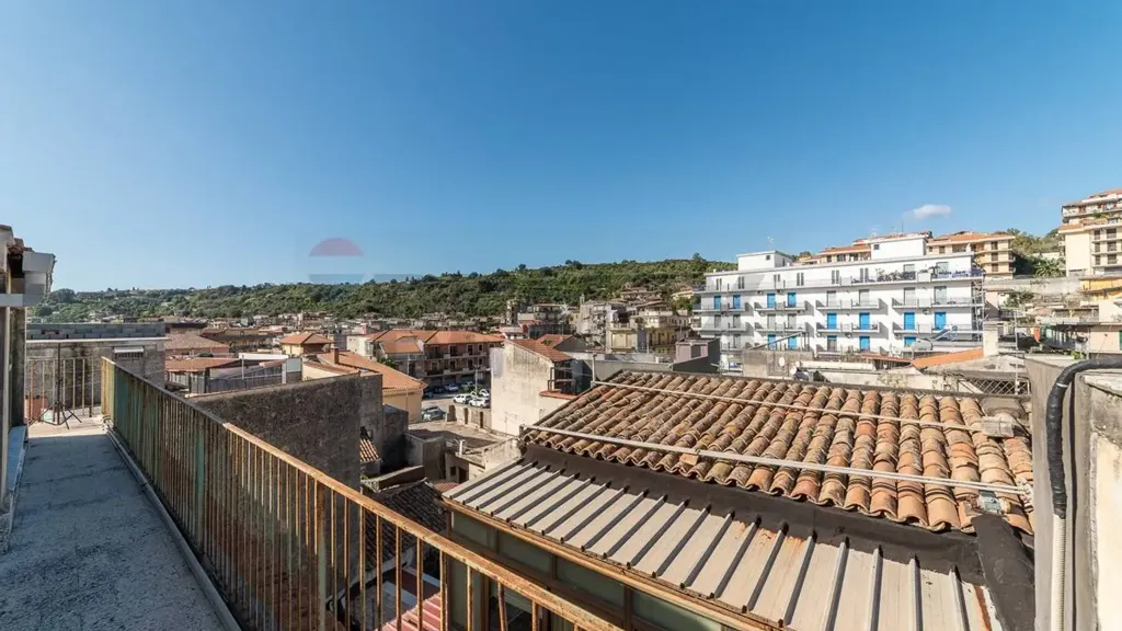 Balcony - Two-Level Apartment with Sea View in Aci Catena