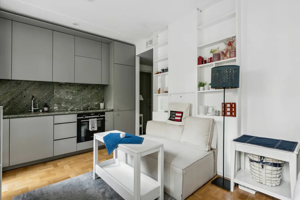 Köök - Apartment with Generous Terrace in Sundbyberg