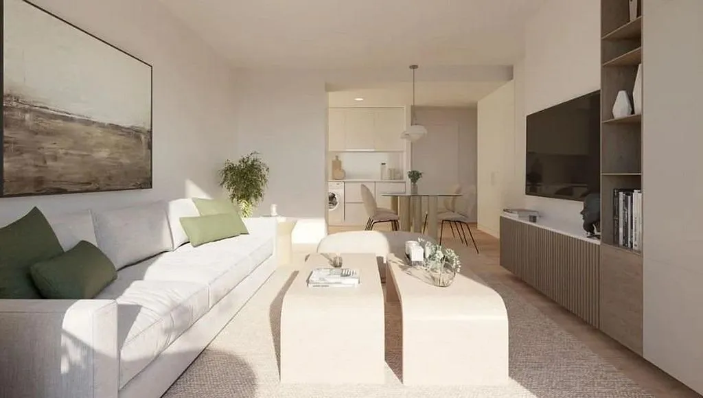 Séjour - Duplex Flat with Air Conditioning in El Guinardó