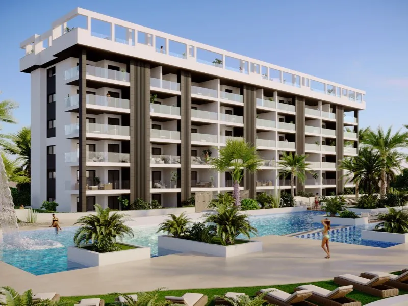 Piscine - Residential Complex with Sea Views in Torrevieja