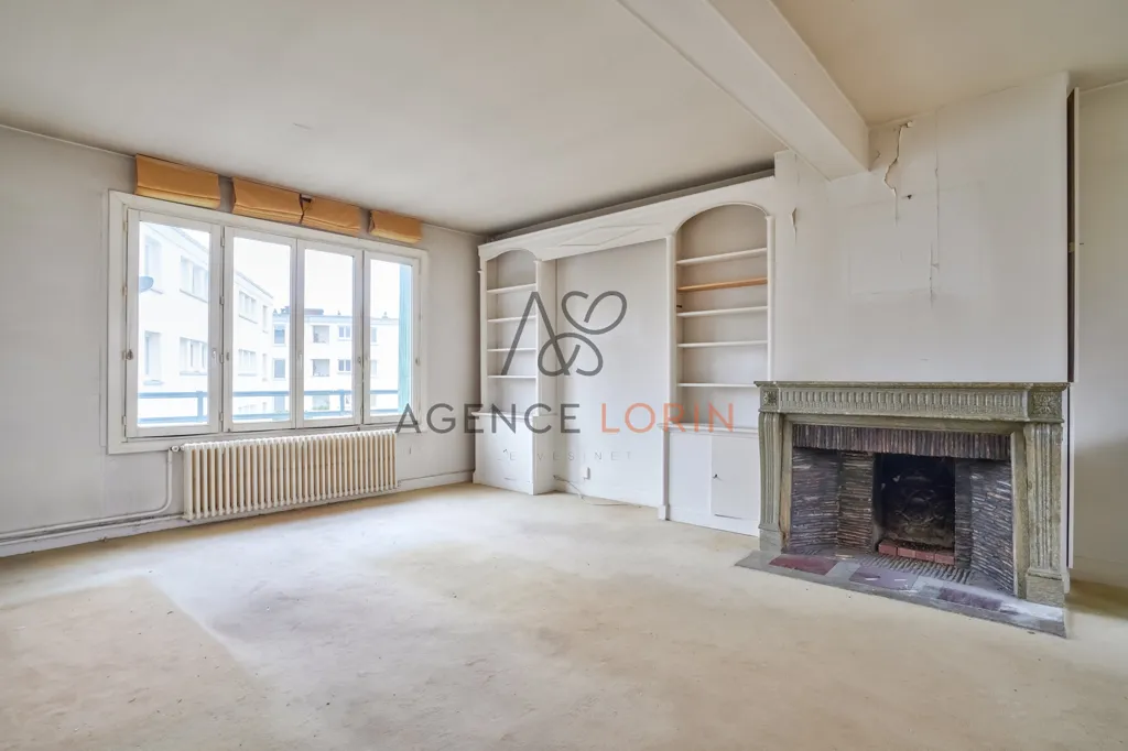 Séjour - Appartement Familial avec Terrasse au Vésinet