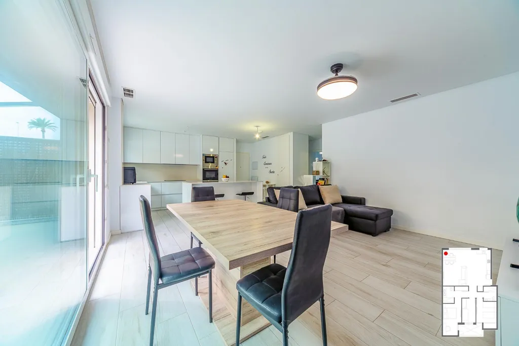 Salle à manger - Modern Flat with Terrace in Ciudad Jardín, Elche