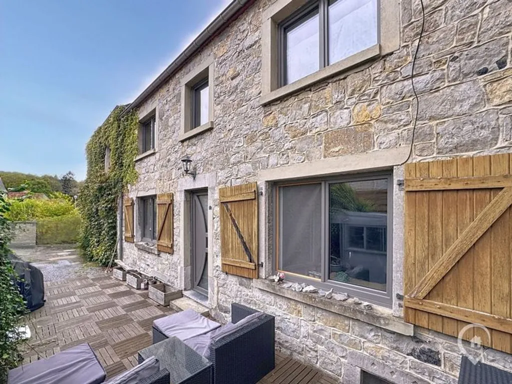 Terrasse - Maison en Pierre à Sosoye avec Terrasse