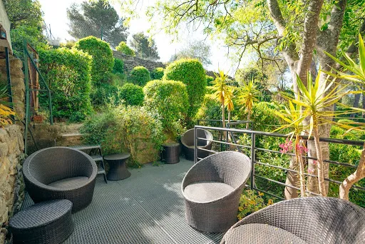 Terrass - Restored Winemaker's Home with Pool in Azillanet