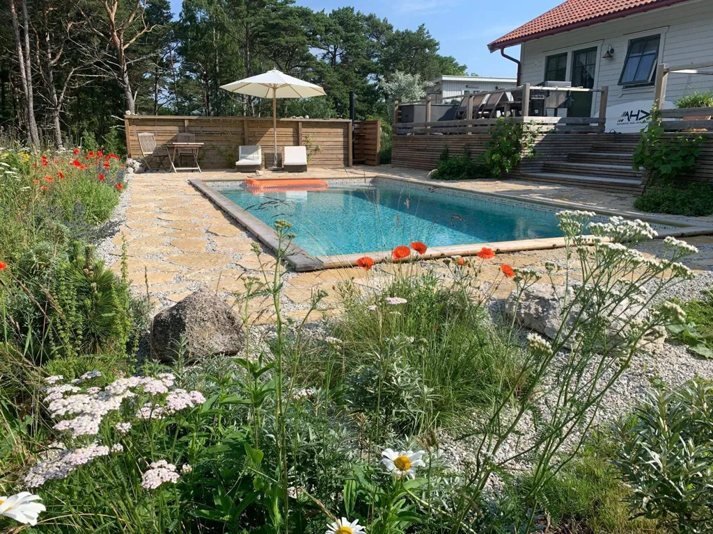 Piscina - Villa with Pool and Sea View in Östergarn