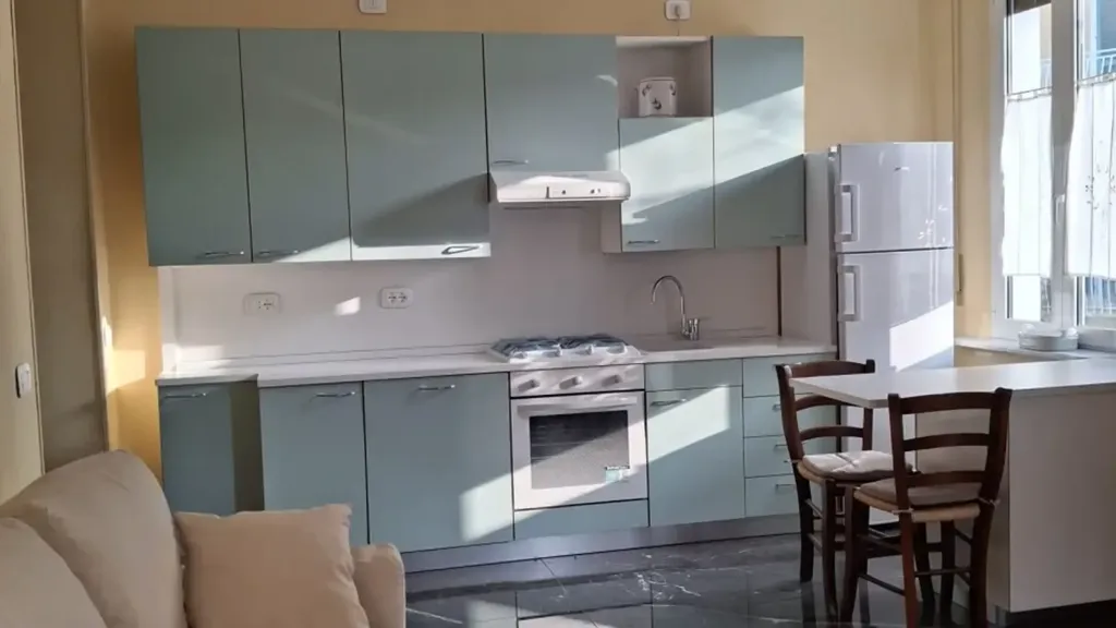 Köök - Rustic-Style Flat with Balcony in Parma