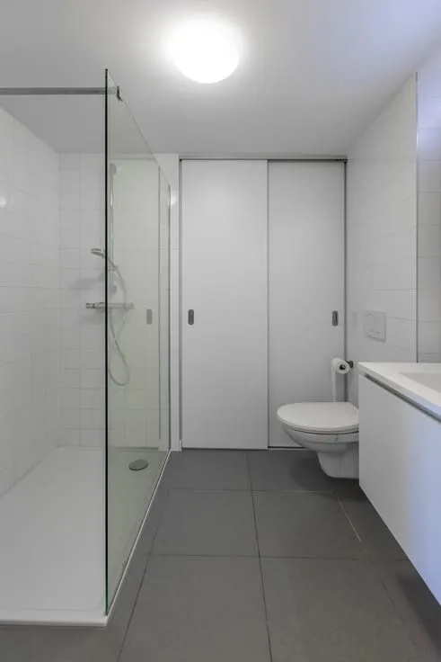 Salles de bain - Appartement avec Vue sur le Canal à Bruxelles