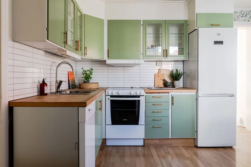 Cucina - Charming Cottage Flat with Terrace in Skellefteå