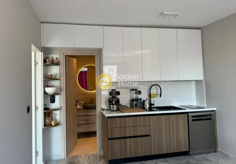 Kitchen - Modernised Office with Balcony in Piraeus Centre