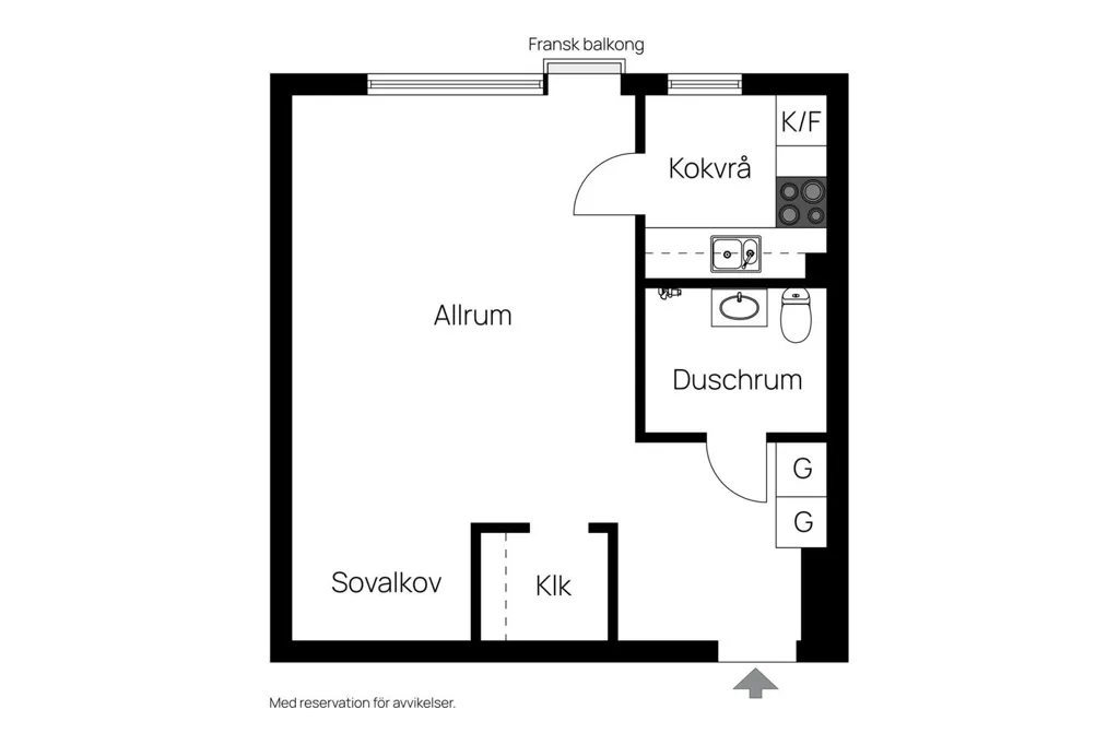 Plan - Apartment with Sea View in Härnösand