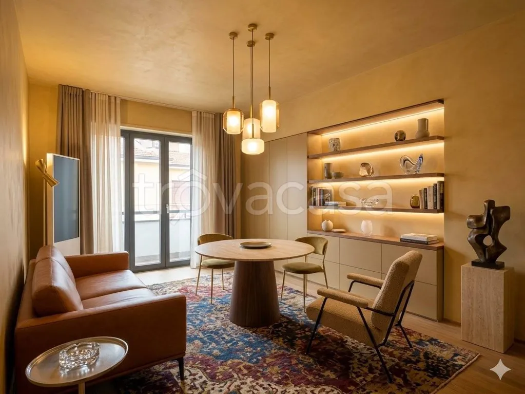 Séjour - Bright Apartment with Balcony in Pinerolo