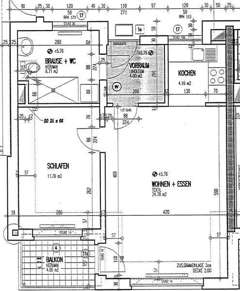 Plan - Senior Apartment with Balcony in Rottenmann