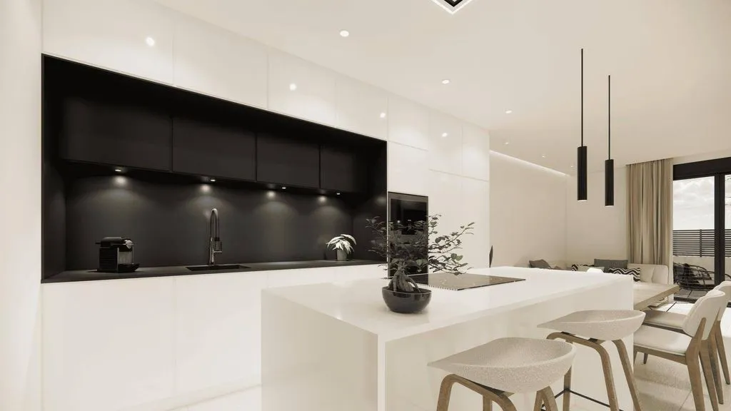 Köök - Luxury Penthouse with Private Pool in Dolores