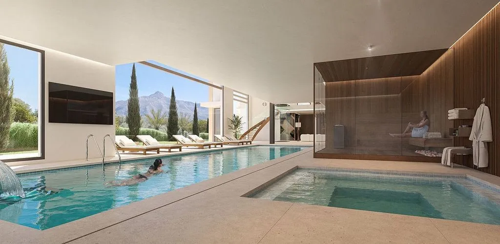 Piscine - Apartment with Pool in Marbella's Golden Mile