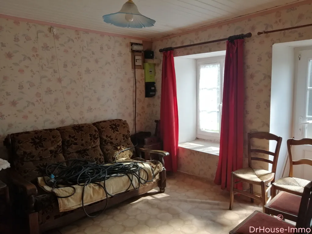 Living Room - Rustic Farmhouse with Dependances near GORRON