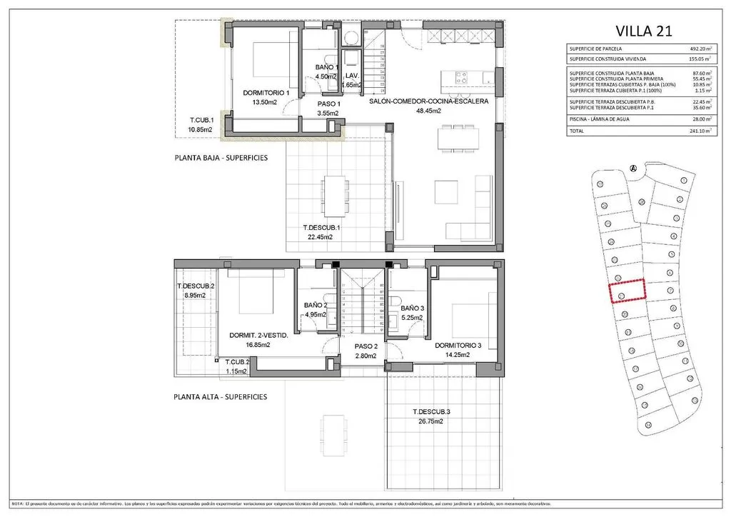 Plan - Luxury Villa with Sea View in Finestrat