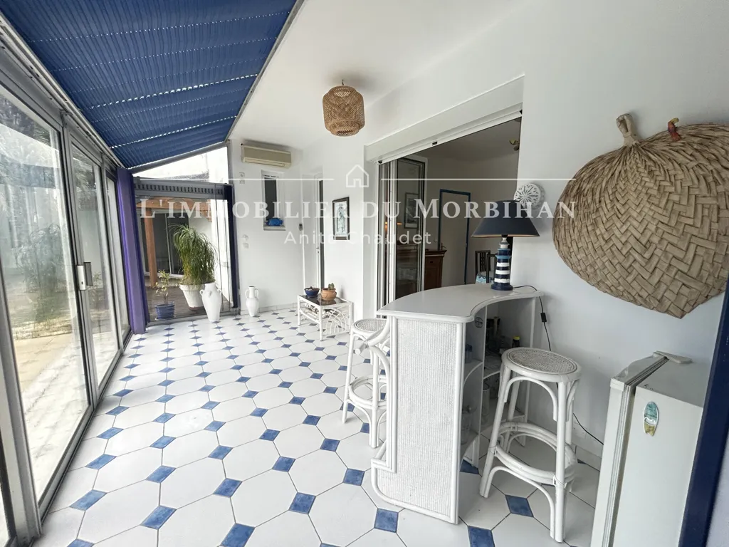 Terrasse - Maison avec Piscine Chauffée à 200 m de la Plage