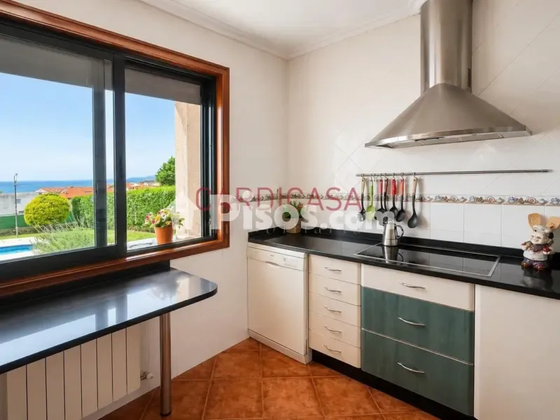 Kitchen - Chalet with Sea View and Pool in Oia