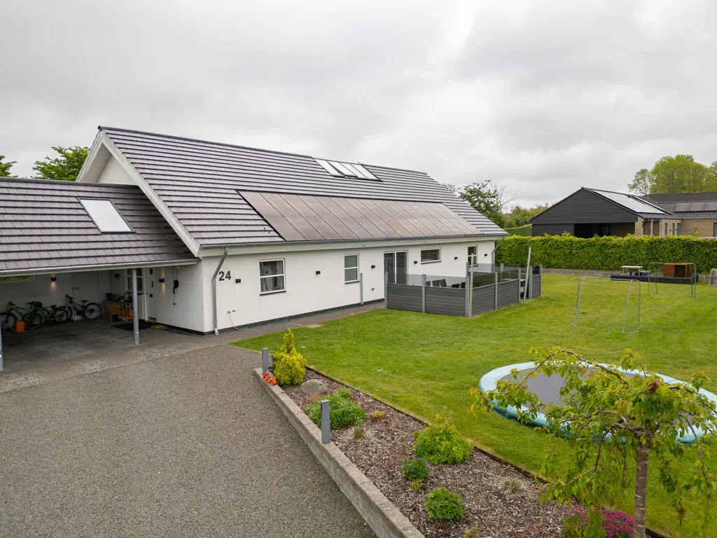 Vue aérienne - Contemporary Villa with Garden in Holbæk