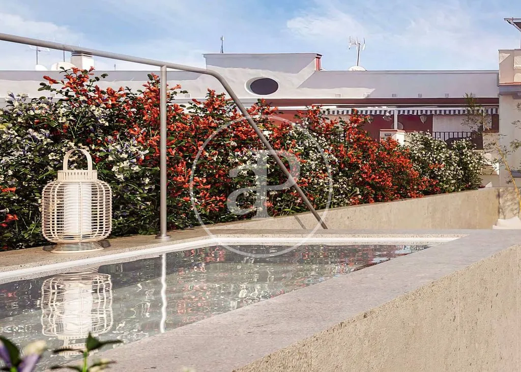 Terrace - Luxury Flat with Pool in Salamanca, Madrid
