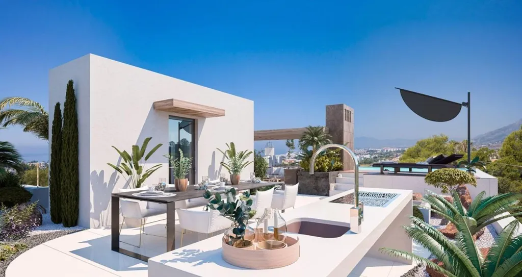 Terrass - Luxury Villa with Sea View in Marbella