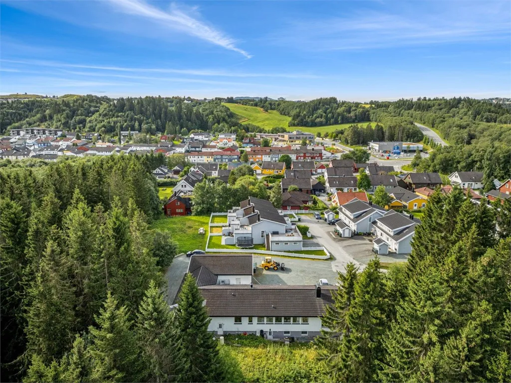 Vue aérienne - Detached House with 4 Terraces in Trondheim