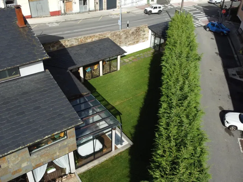 Vue aérienne - Restored Chalet with River Walk Access in Lugo