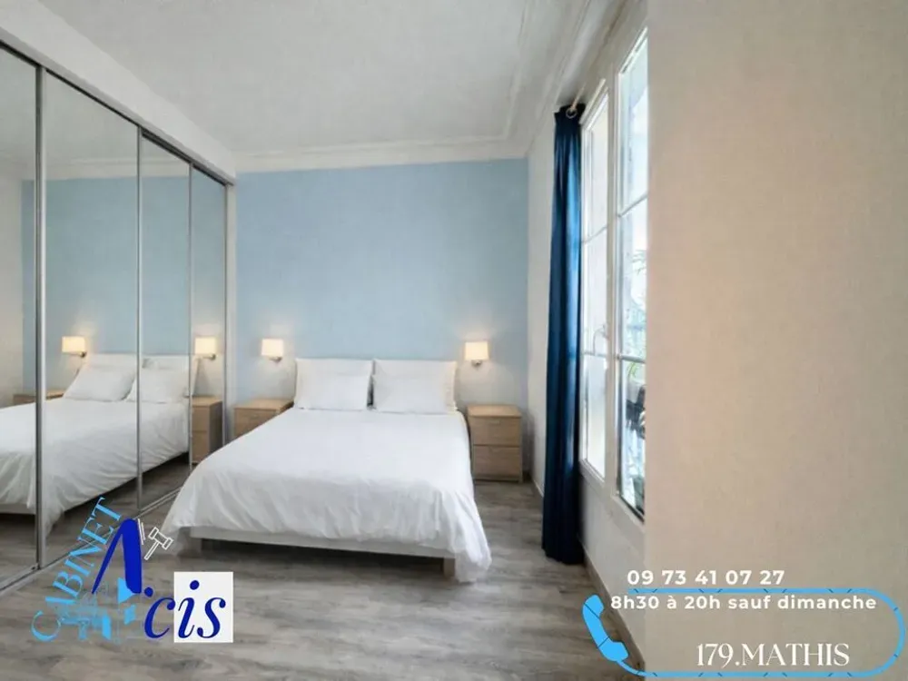 Chambres - Appartement Modulable avec Ascenseur à Paris
